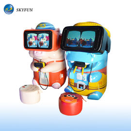Máquina de jogo das crianças VR do porco & do hipopótamo de Skyfun com aparência bonito do tela táctil