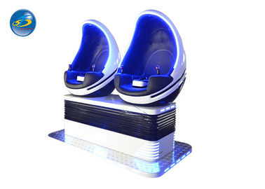 Máquina de jogo da cadeira do ovo do material 9D VR da fibra de vidro para o parque de diversões