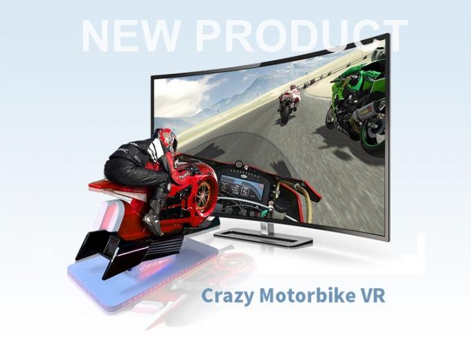 Alta tecnologia de realidade virtual carro de corrida de 4 eixos + simulador de corrida