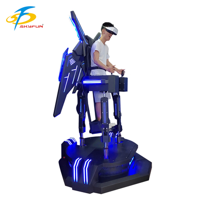 VR Flight Simulator ️ Experiência de voo VR 9D imersiva com vibração de cima para baixo, controles interativos e efeitos LED