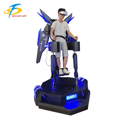 VR Flight Simulator ️ Experiência de voo VR 9D imersiva com vibração de cima para baixo, controles interativos e efeitos LED