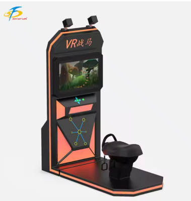 Simulador de Cavalo de Cavalgada de VR ️ Assento de Movimento de Balanço Realista, HTC Vive Headset VR Wireless, Monitor de 32 polegadas