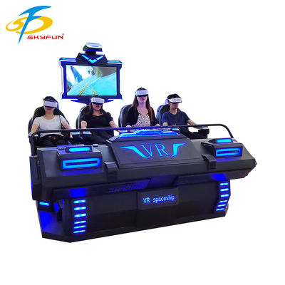 Cinema VR 9D para 4 lugares – Teatro VR imersivo para várias pessoas com mais de 100 filmes e 15 jogos interativos, óculos VR Deepoon