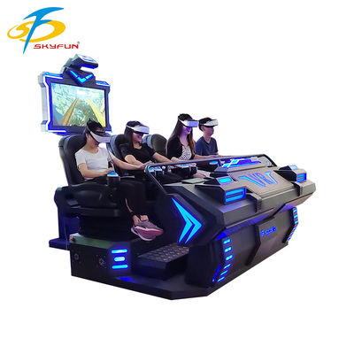 Cinema VR 9D para 4 lugares – Teatro VR imersivo para várias pessoas com mais de 100 filmes e 15 jogos interativos, óculos VR Deepoon