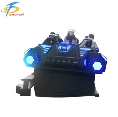 9D VR 6-Seat Cinema Chair    Simulador VR multi-pessoa com mais de 100 filmes, 15 jogos interativos, óculos Deepoon VR
