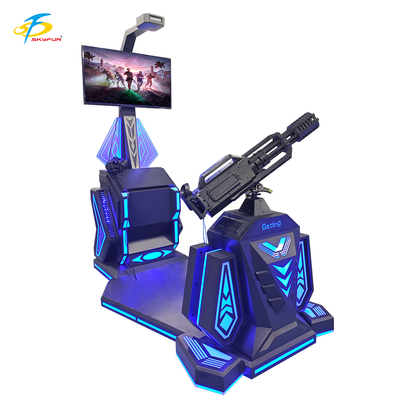 9D VR Gatling Shooting Simulator   HTC Vive VR Gun Game com Display LCD de 42 polegadas, 5 jogos emocionantes