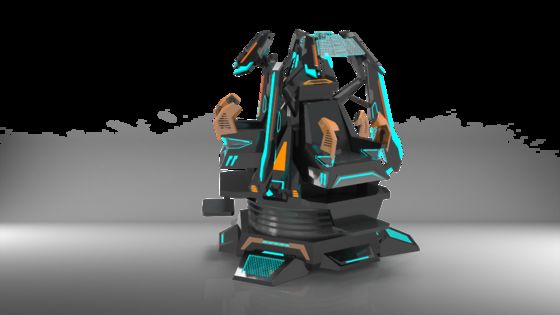 Simulador de Cinema VR Fun Star Tower 3 Lugares | Design de Movimento 9-DOF Exclusivo, Tela 360°, Multi Efeitos Especiais, Óculos DPVR e Passeio Imersivo para 3 Jogadores – Fabricante SKYFUN