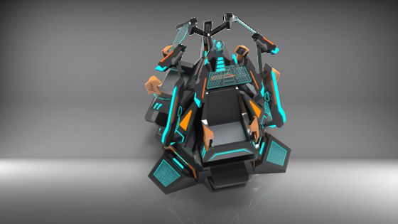 Simulador de Cinema VR Fun Star Tower 3 Lugares | Design de Movimento 9-DOF Exclusivo, Tela 360°, Multi Efeitos Especiais, Óculos DPVR e Passeio Imersivo para 3 Jogadores – Fabricante SKYFUN