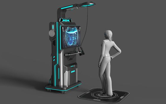 Simulador de Tiro VR Sharing VR | Autoatendimento com Moedas, Sistema Android, Passeio de Tiro VR de Baixo Custo, Óculos de Pistola Pico e Monitor de 32 Polegadas – Fabricante SKYFUN