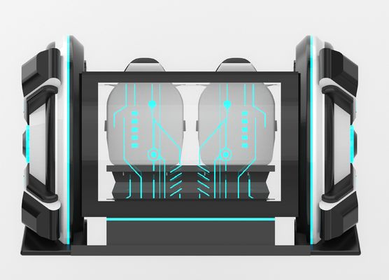 Simulador de Cinema VR de 2 Lugares da Máquina do Tempo Divertida | Movimento de Manivela, Design em Fibra de Vidro, Duplo Assento para Pais e Filhos ou Casais, 56 Jogos, DPVR E3-S e Monitor Touch de 44 Polegadas – Fabricante SKYFUN
