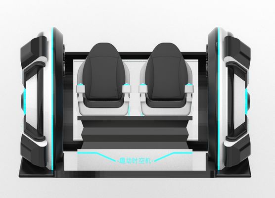 Simulador de Cinema VR de 2 Lugares da Máquina do Tempo Divertida | Movimento de Manivela, Design em Fibra de Vidro, Duplo Assento para Pais e Filhos ou Casais, 56 Jogos, DPVR E3-S e Monitor Touch de 44 Polegadas – Fabricante SKYFUN