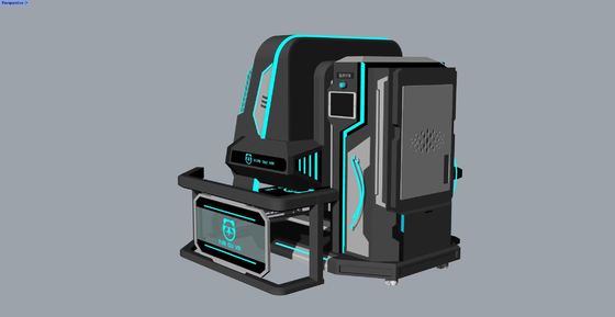 Fun Rotating Star 2 Seat VR Simulator. 360° Rotação Infinita, Design Compacto, 20 Jogos com Efeitos Especiais, DPVR E3S Óculos e Monitor de 32 polegadas