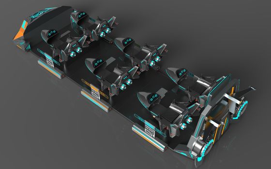 Cinema VR Batalha de Navios Divertidos 6 Lugares | Estrutura de Ação Individual, Assentos Expansíveis, Tela Traseira Grande, 55 Jogos, Óculos DPVR E3-S e Monitor de 32 Polegadas – Fabricante SKYFUN