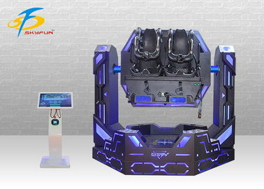 1080 Iron Warrior 9D VR Simulator With Triple Rotation Platform / 21 Inch Touch Screen