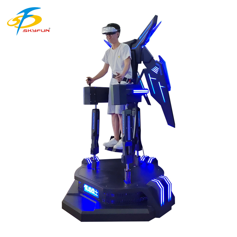 VR Flight Simulator ️ Experiência de voo VR 9D imersiva com vibração de cima para baixo, controles interativos e efeitos LED