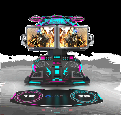 Plataforma Interativa de Duplo Estágio VR Peace Mission | Batalhas VR Conectadas, Mais de 100 Jogos, Headset VR de Alta Resolução, Som Surround, Monitor de 42 Polegadas – Fabricante SKYFUN