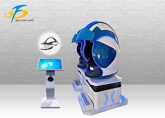 Cinema dinâmico do ovo de Seat 2 Seat VR da realidade virtual com 2 tipos de tela táctil