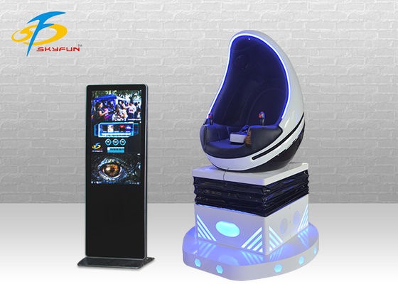 Cadeira do ovo do parque de diversões VR com tela táctil grande uma garantia do ano