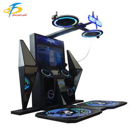 Bata o simulador do jogo de arcada 9D VR do sabre com visualização ótica de tela táctil de 2 jogadores