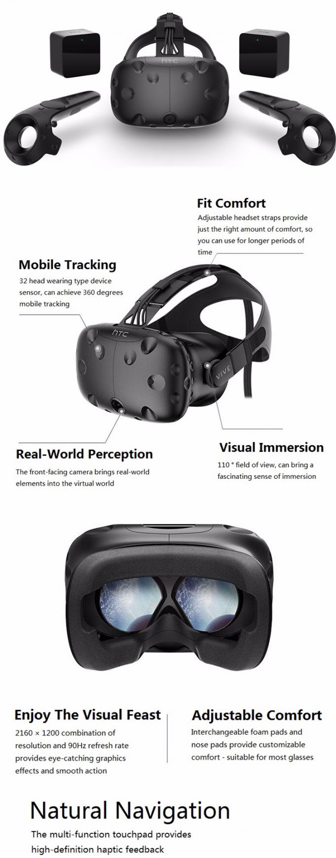 Do simulador vive do vr dos vidros 9d do vr da máquina de jogo de HTC o grande espaço livra para mover-se