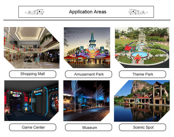 Corrediça do equipamento VR do parque de diversões/cinema dinâmico da realidade 9D virtual